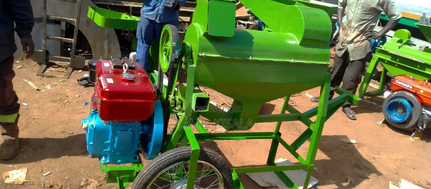 Maize Sheller With Motor Cycle Wheels