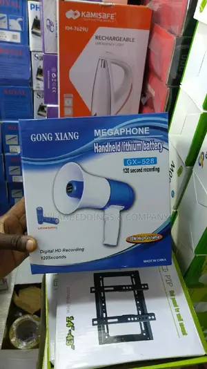 Loudspeaker Megaphone With Recording Reading Advertising