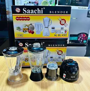 Saachi Blender 1.5litres /2jugs and 1grinder