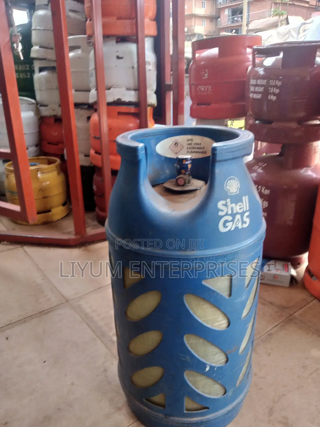 12kg Shell Gas Refill Composite at 100,000 Free Delivery