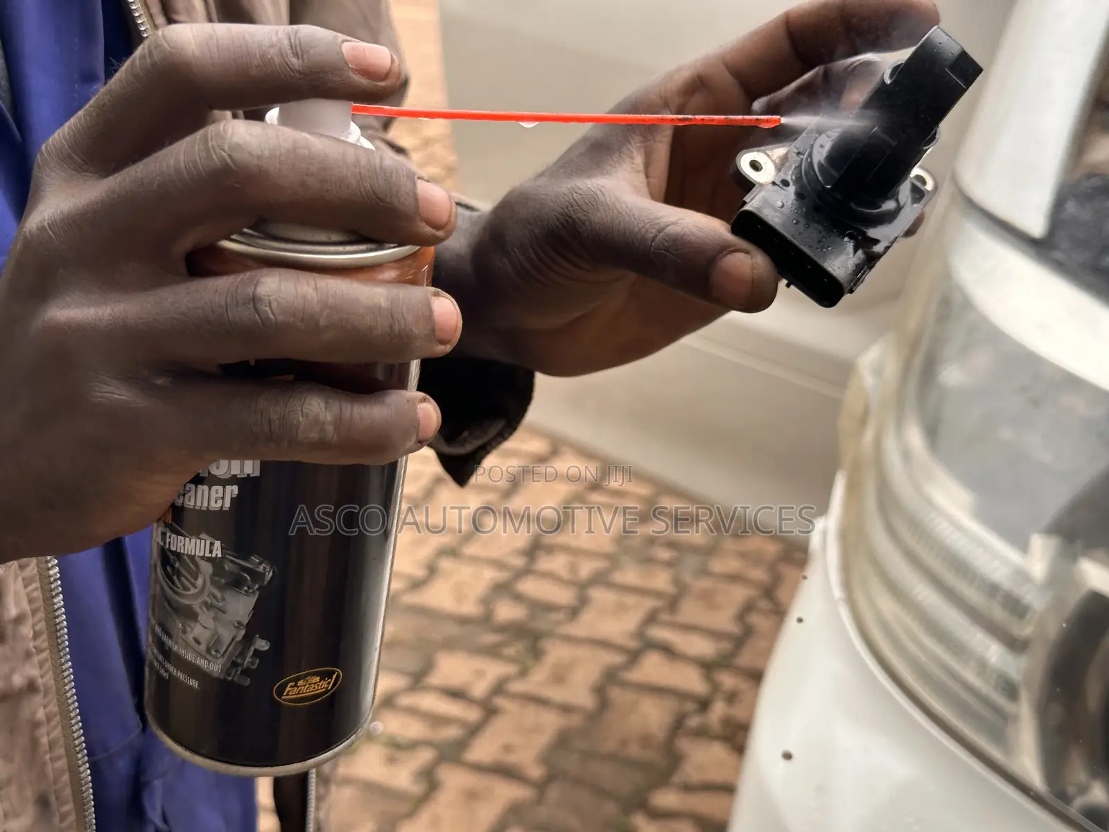 Mass Air Flow Meter, Throttle Body, Carburetor Cleaner