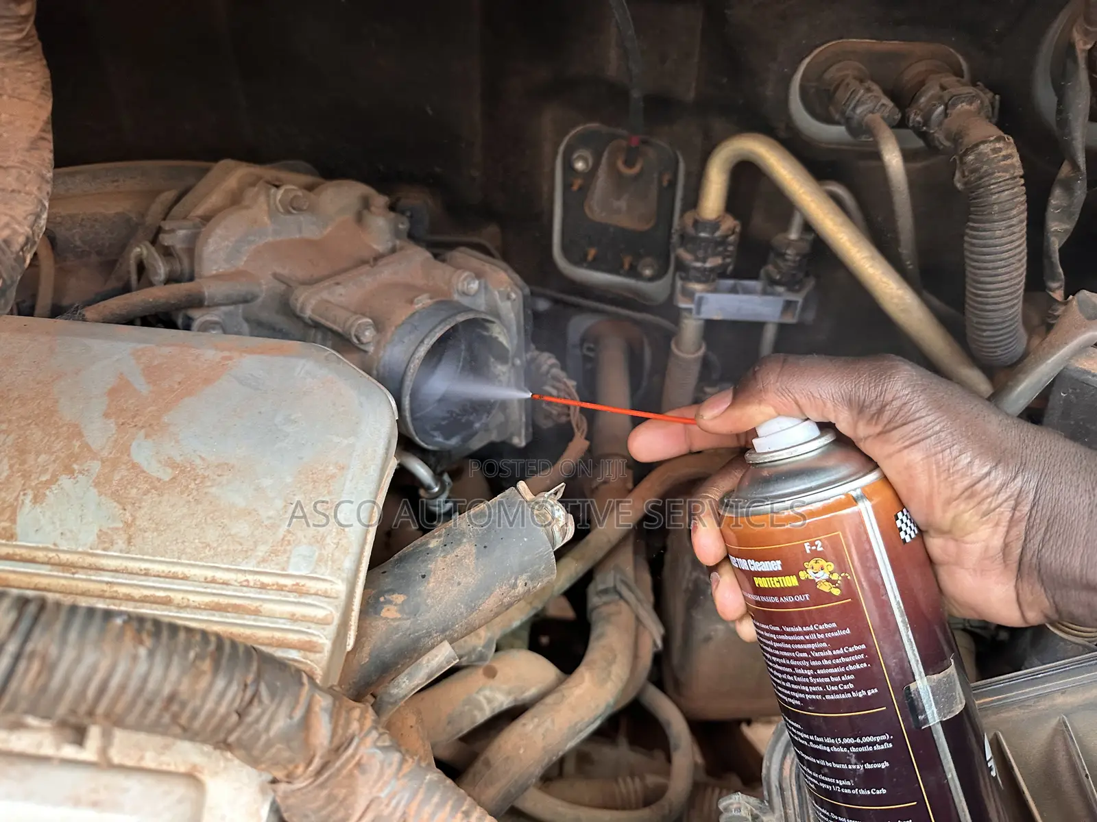Mass Air Flow Meter, Throttle Body, Carburetor Cleaner