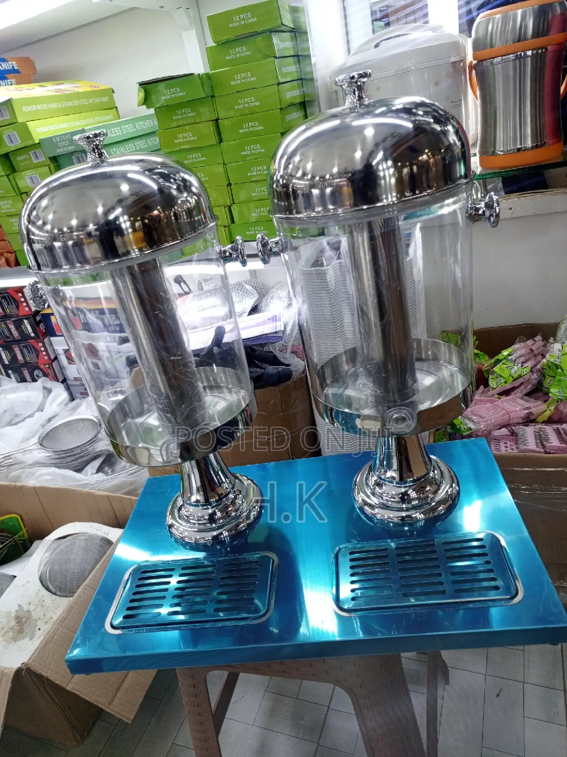 Double Juice Dispenser (8+8) Litters