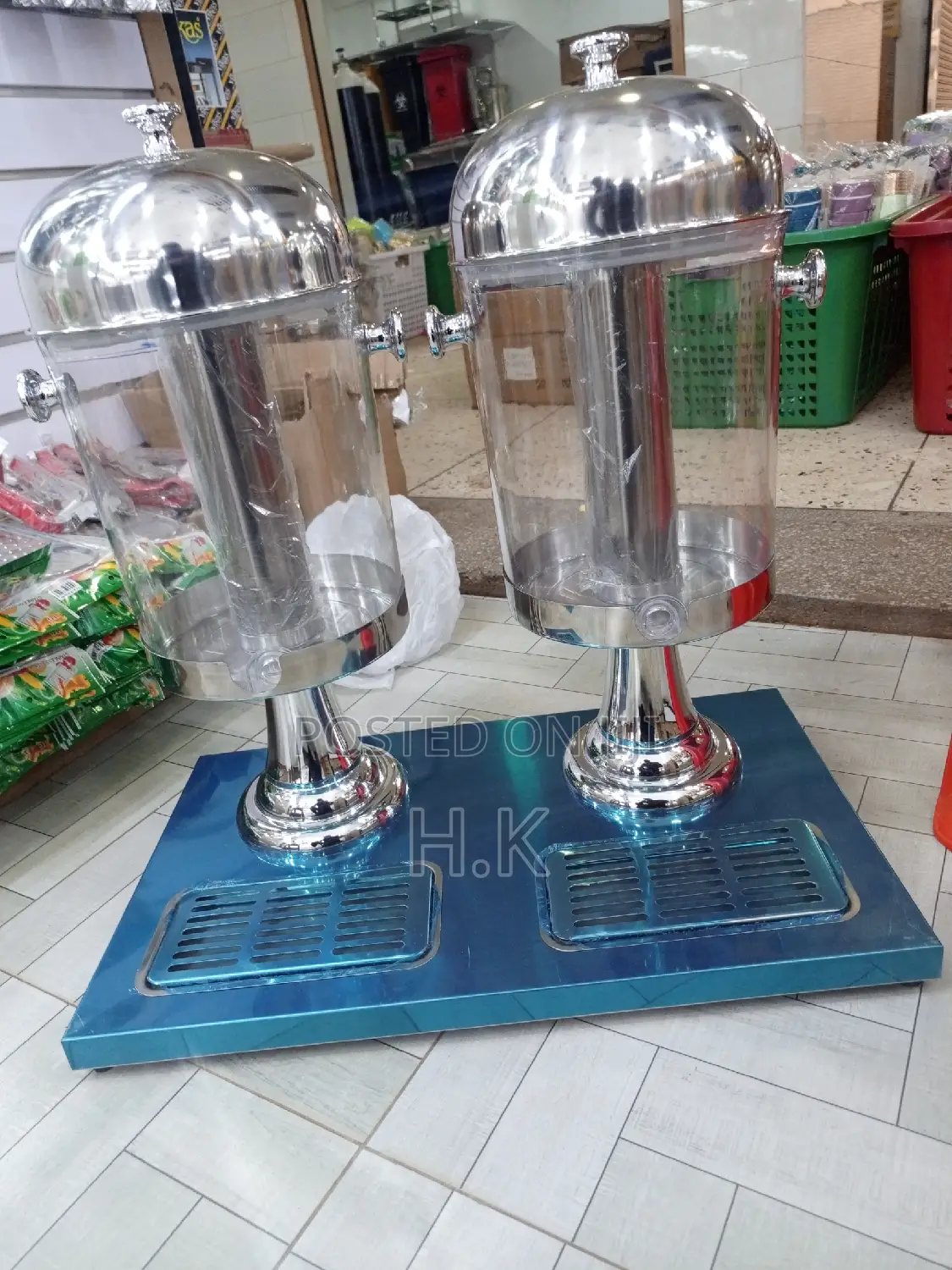 Double Juice Dispenser (8+8) Litters
