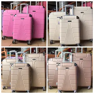 Plastic Suitcases Pink