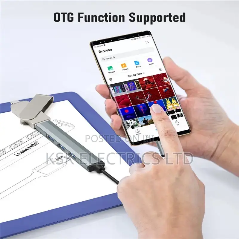 4-in-1 USB 3.0 HUB USB Hubs USB Docking Stations Type C 3.1