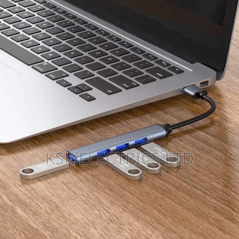 4-in-1 USB 3.0 HUB USB Hubs USB Docking Stations Type C 3.1