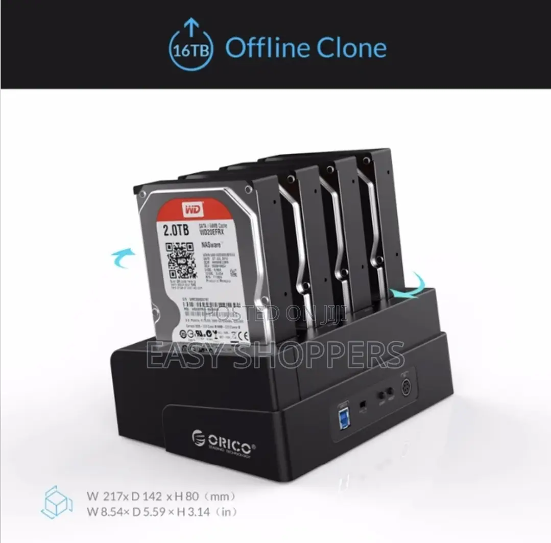 SATA to USB 3.0 HDD Docking Station for 2.5/3.5 Inch HDD