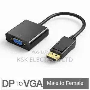 DP to VGA Displayport Male to VGA Female Converter Adapter