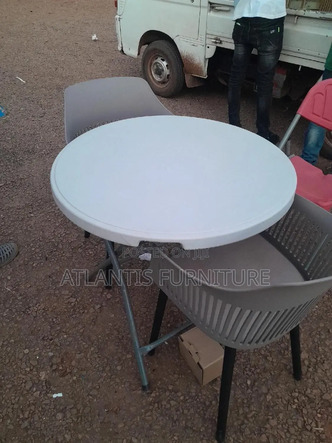 Plastic Dining With Chair