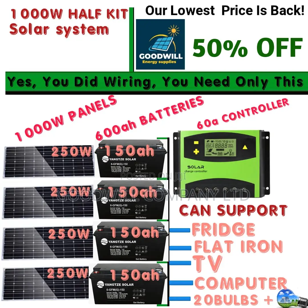 1000w Solar Kit German Lininum