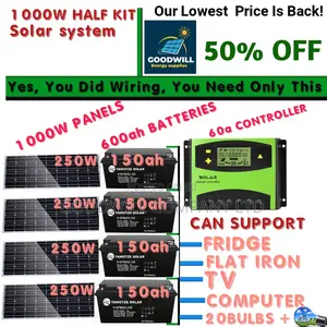 1000w Solar Kit German Lininum