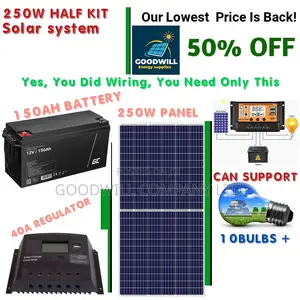 250w Solar Kit German Lininum