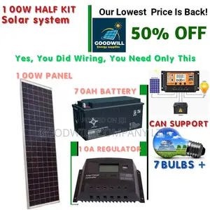 100w Solar Kit German Lininum
