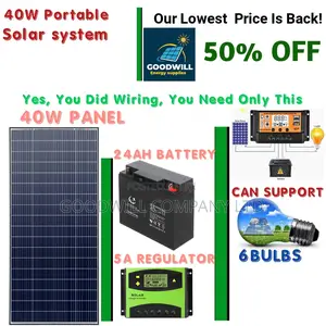 40w Solar Kit German Lininum