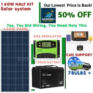160w Solar Kit German Lininum