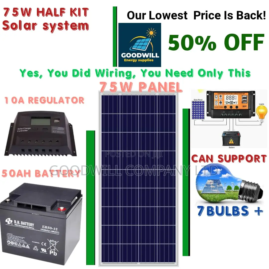 75w Solar Kit German Lininum