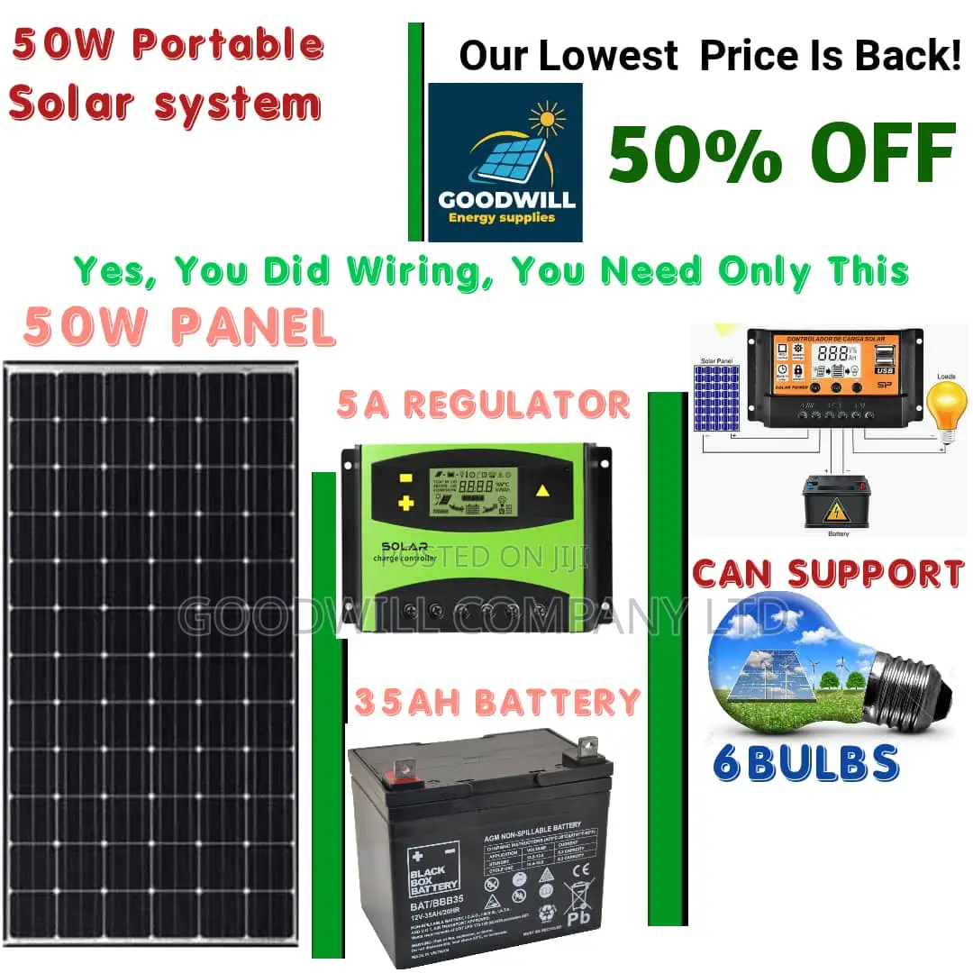 50w Solar Kit German Lininum