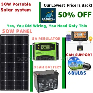 50w Solar Kit German Lininum