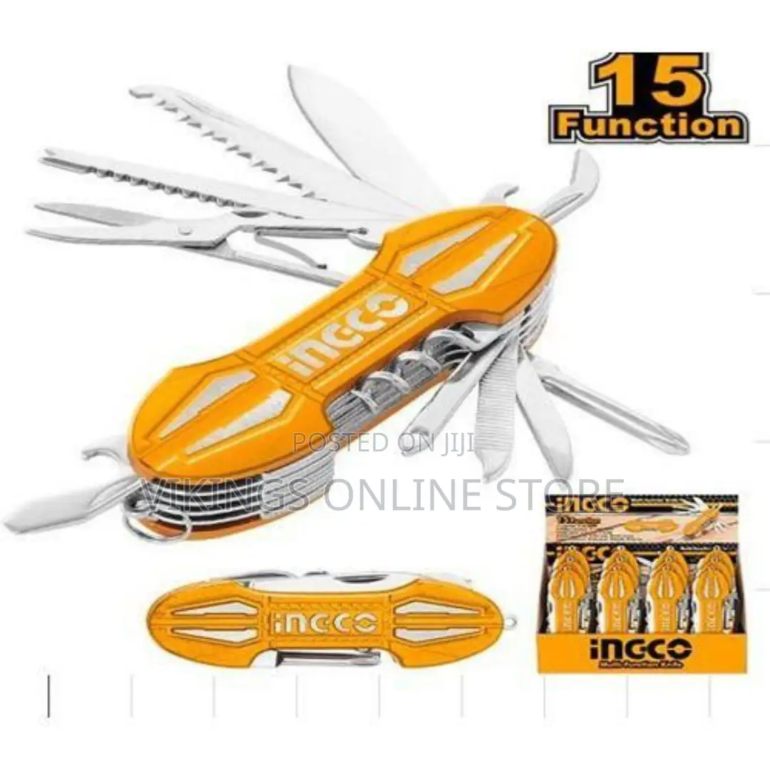 INGCO Multi-Function Knife Yellow