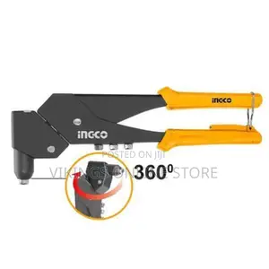 INGCO 360°Swivel Head-Hand Riveter-Yellow,Black