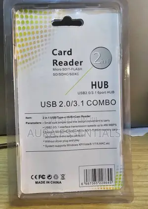 High Speed TF SD Card Reader Combo