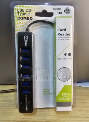 High Speed TF SD Card Reader Combo