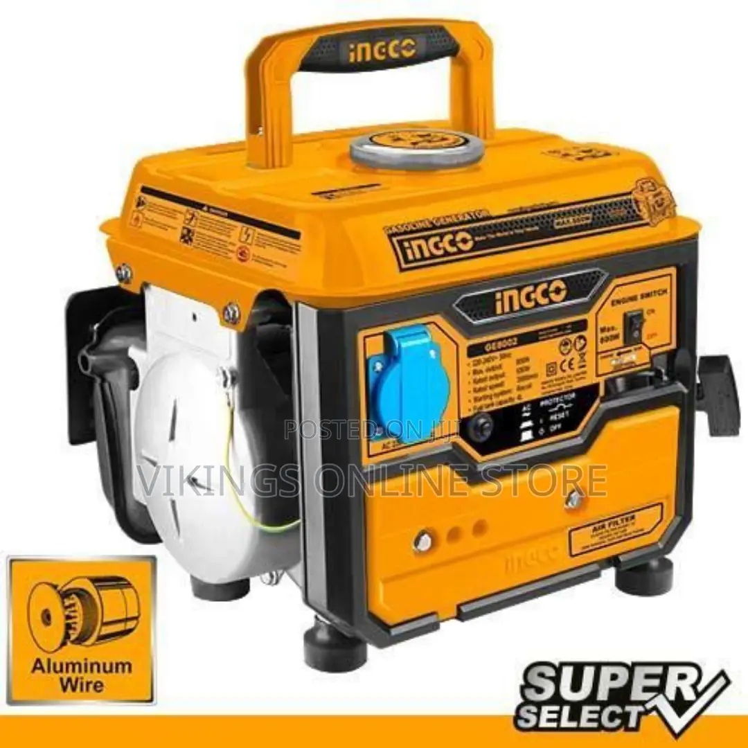 INGCO Gasoline Generator GE8002 - Orange / Black