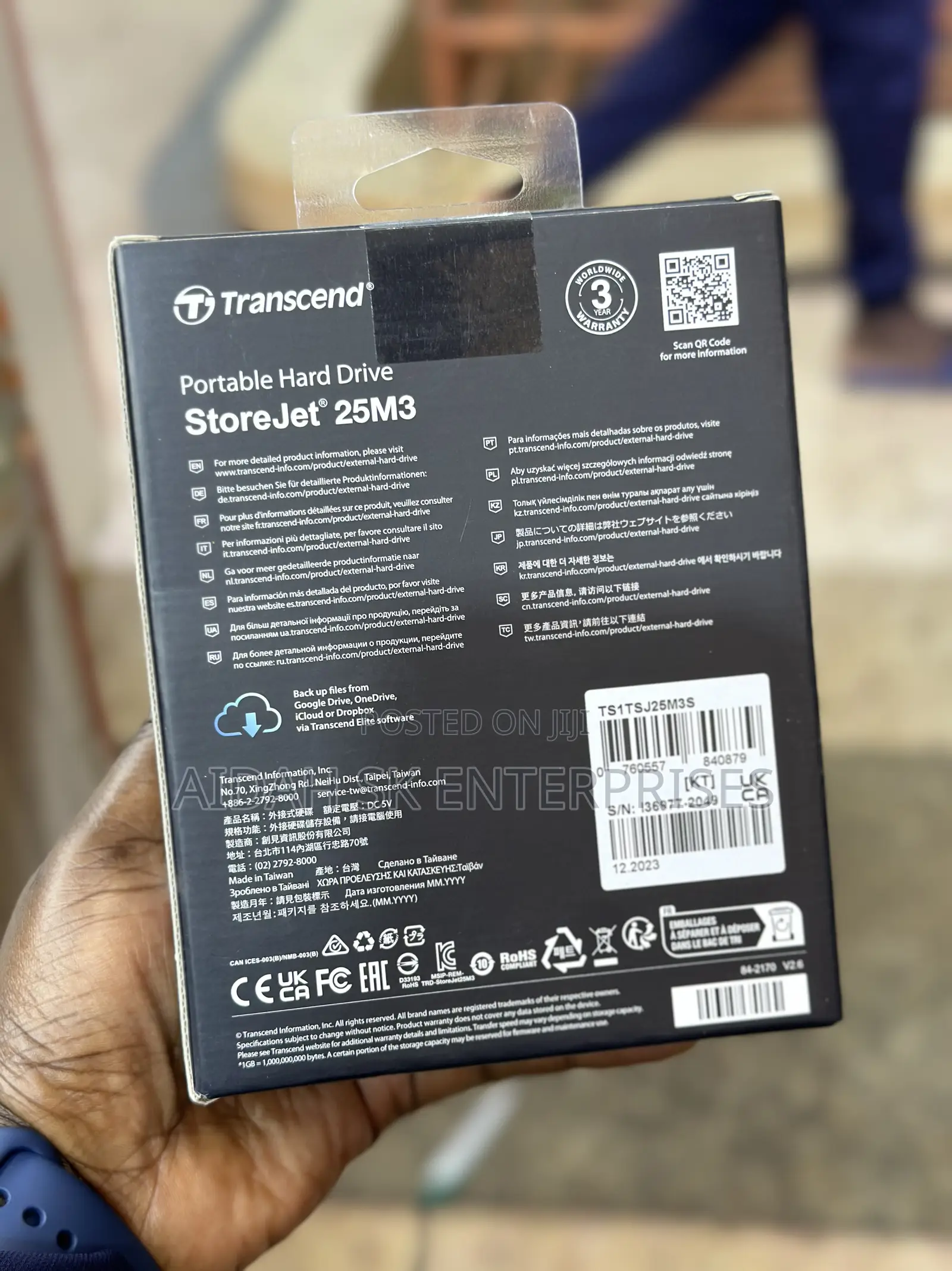 Transcend 1 Tb Hard Drive