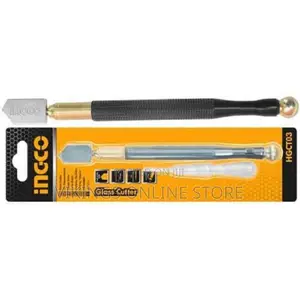 INGCO Heavy Duty Glass Cutter - Silver / Black
