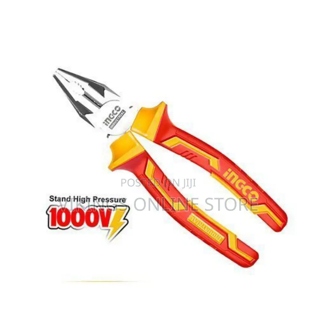 INGCO Insulated Combination Pliers - Red