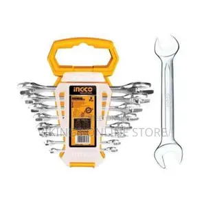 INGCO Double Open End Spanner Set - Silver