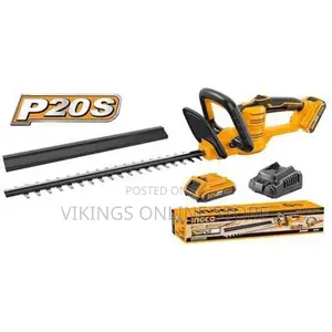 INGCO Lithium-Ion Hedge Trimmer - Yellow