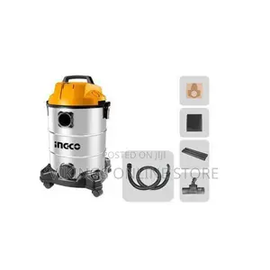 INGCO Wet and Dry Vacuum Cleaner - Black,Silver