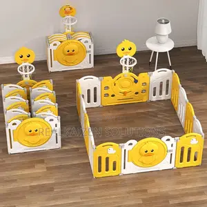 16 Panel Playpen House For Babies Kids With Mat And Balls