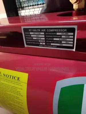 Air Compressor 100litres 2 Piston