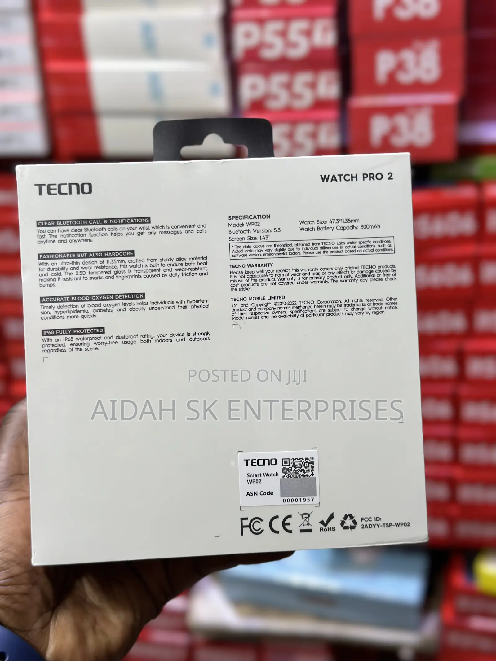 Tecno Pro 2 Smart Watch