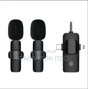 Wireless Lavalier Microphone 3 in 1 for All Phones