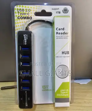 Multi USB Combo 2 in 1 SD/TF Card Reader