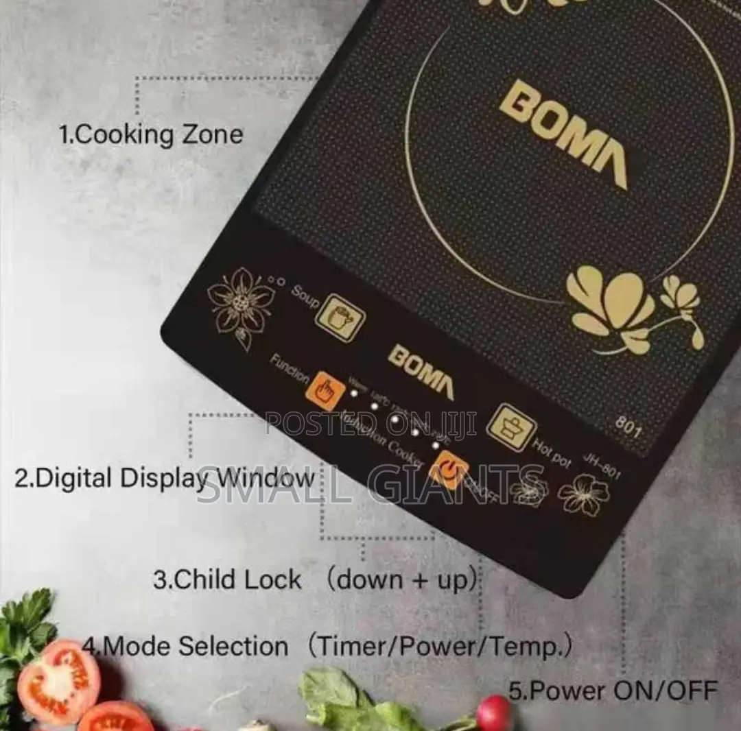 Single Induction Cooker With Touch Control BOMA BM-801