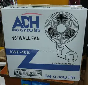 ADH High Efficient 16 Inch Wall Fan -Multicolour