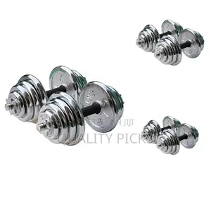 Sliver Dumbbell Set