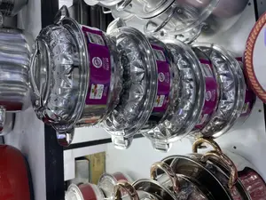 4pc Set of Stainless Steel Fresh Box Warmer