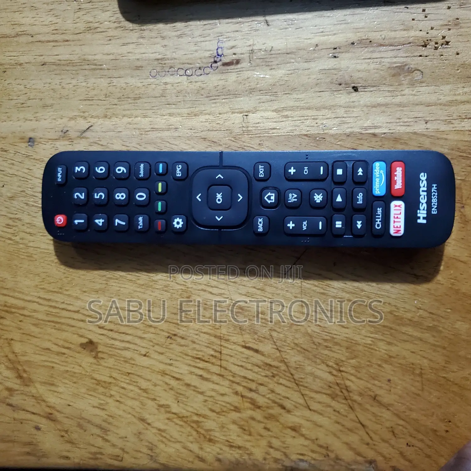 Remote Control Replacement Hisense Smart TV Model:EN2BS27H