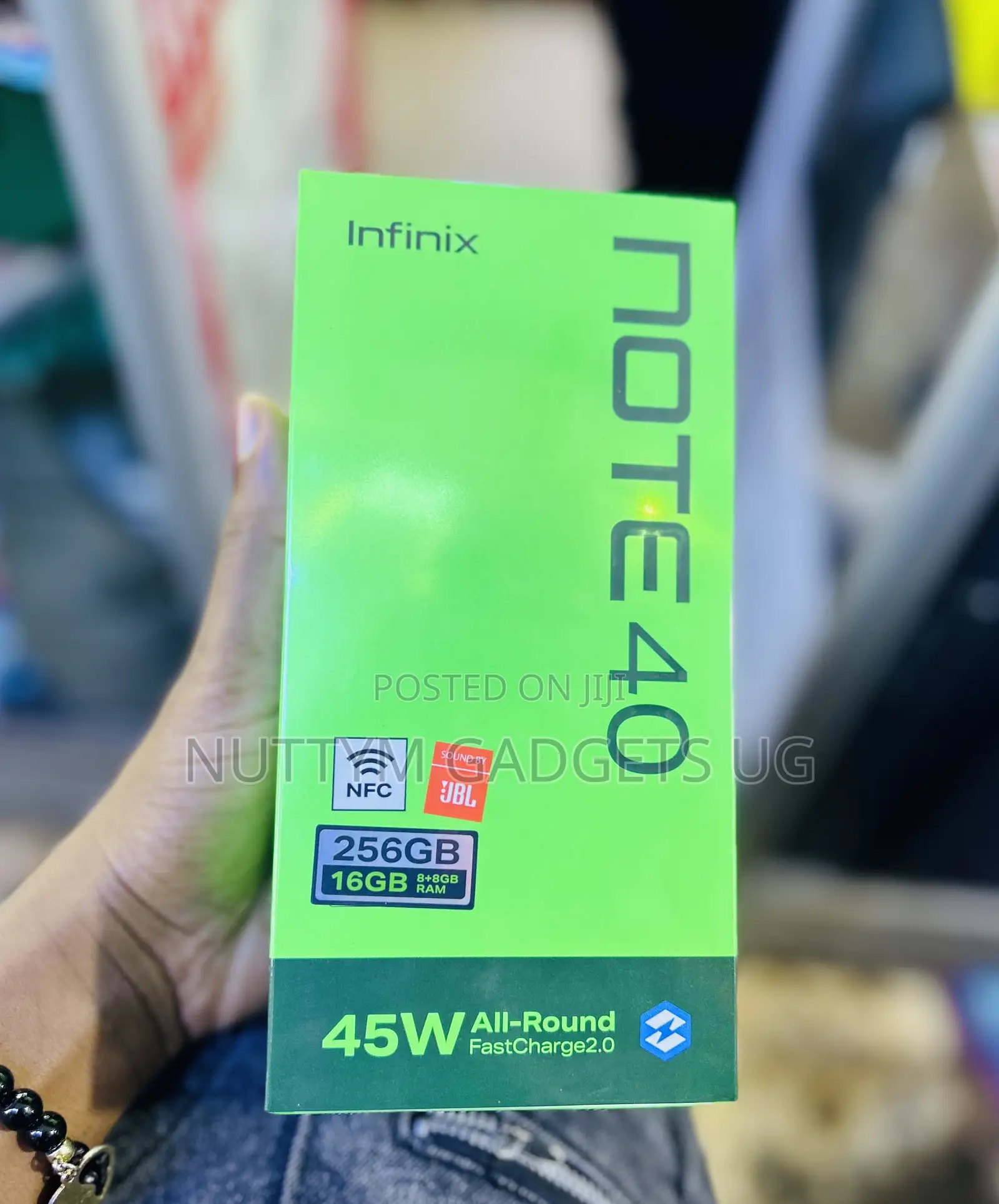 New Infinix Note 40 256 GB Black