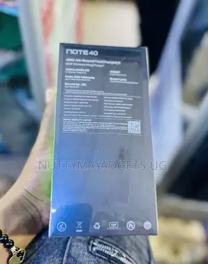 New Infinix Note 40 256 GB Black