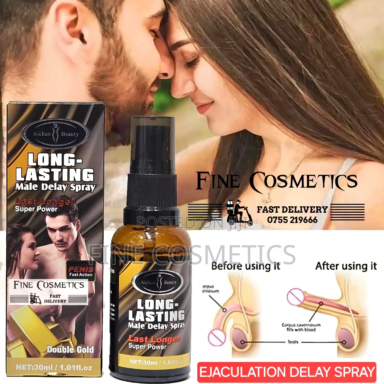 Long Lasting Male Delay Spray Solution for Quick Ejaculation