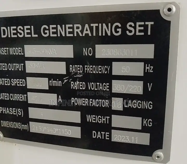 Diesel Generator Set 30kva