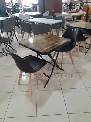Black Colour Chair With Table