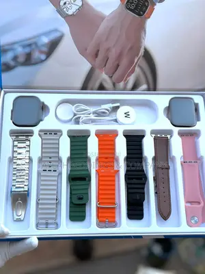11+ 2 Ultra 2 Smart Watch With 7 Straps Ultra Smart Watch